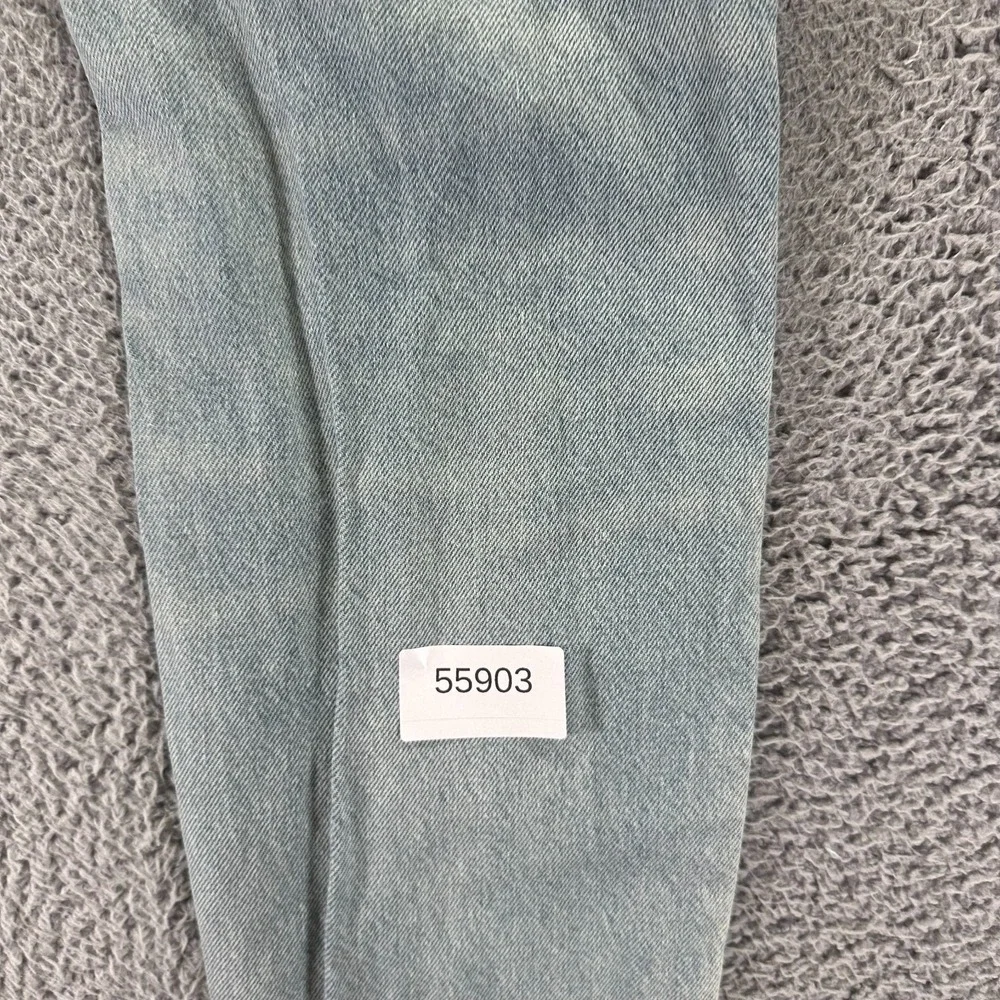 Old Navy Built-In Tough Jeans Mens 34x30 Blue Cotton Denim Tapered Distressed